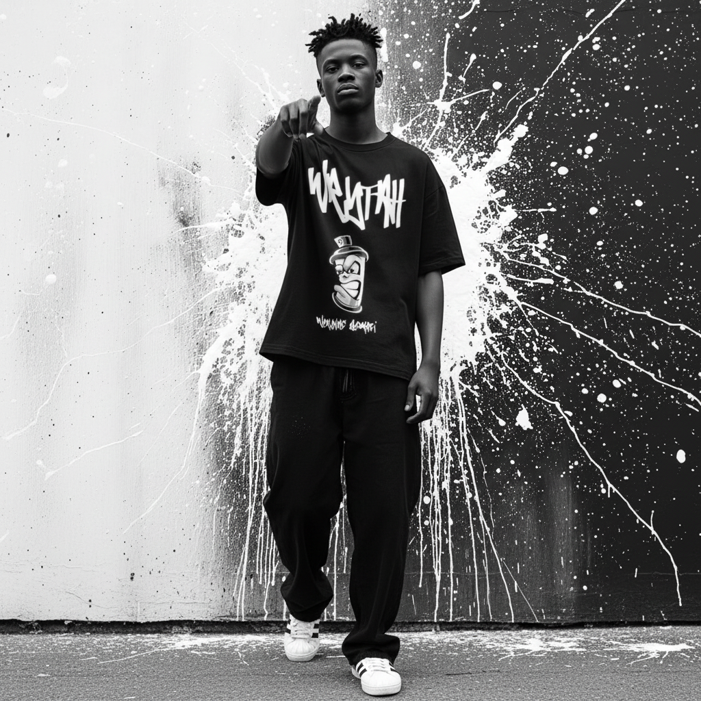 Streetwear Graffiti Hip Hop Clothing WRYTAH Australia oversized tshirt teeshirt