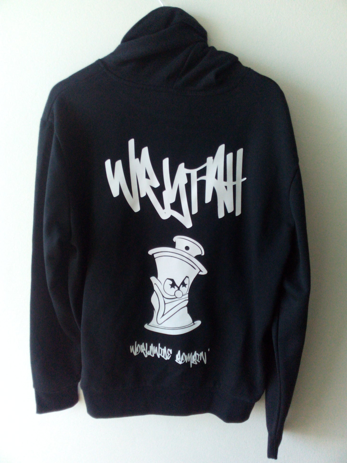 WRYTAH Graffiti Hoodie Black Back