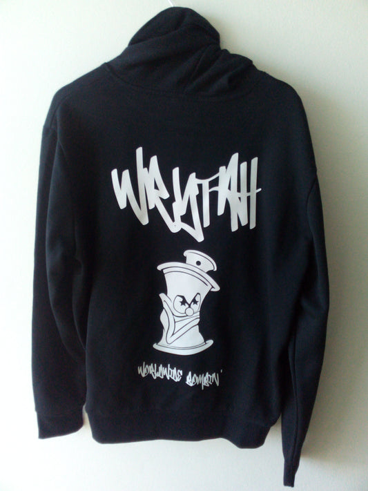 WRYTAH Graffiti Hoodie Black Back